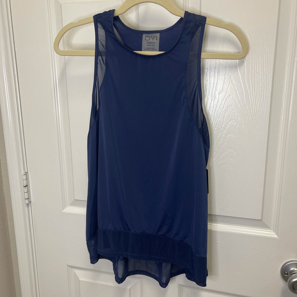 NWT DYI Navy Workout Tank